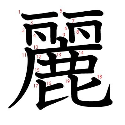 麗字